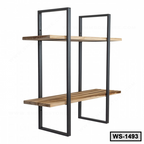 Metal and Board Decorative Wall Shelf WS-1493