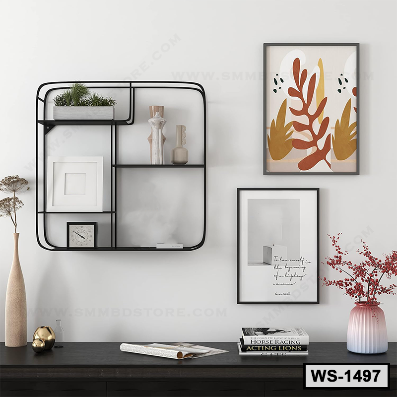 Round Metal Wall Mounted Shelf WS-1497