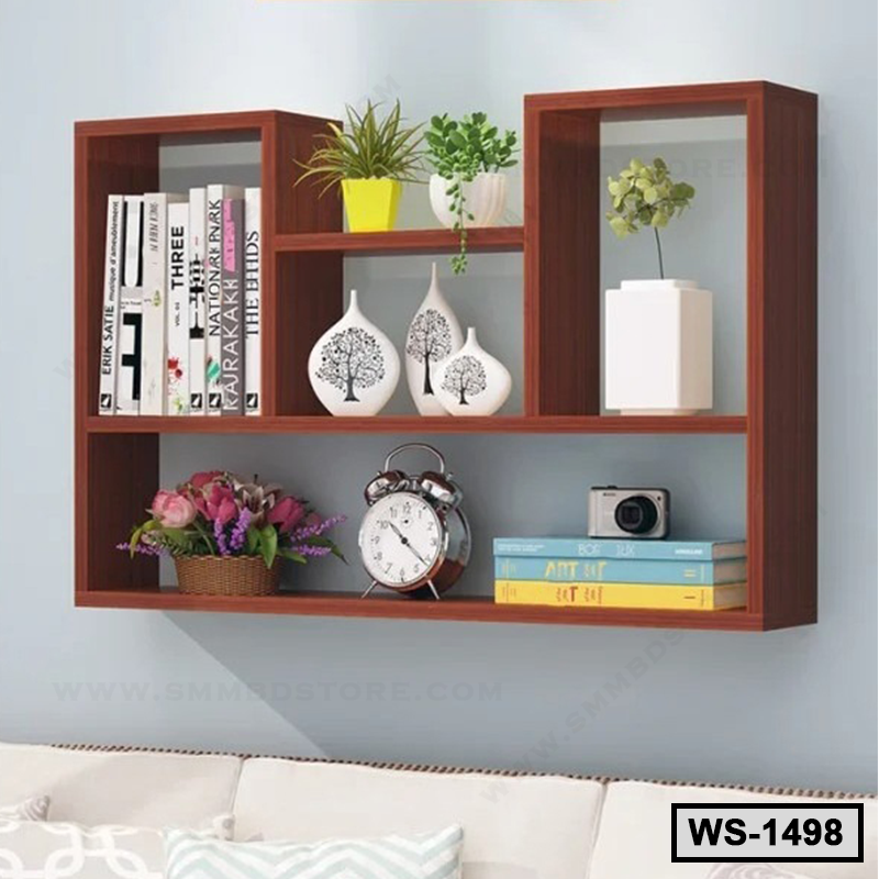 Wall Mounted Bookshelf for Home and Study Room WS-1498