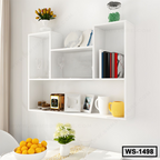 Wall Mounted Bookshelf for Home and Study Room WS-1498