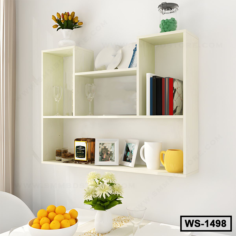 Wall Mounted Bookshelf for Home and Study Room WS-1498