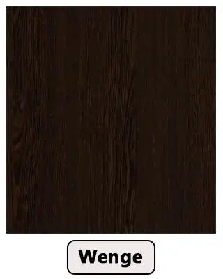 Wenge wood texture sample in dark brown color, suitable for furniture surfaces