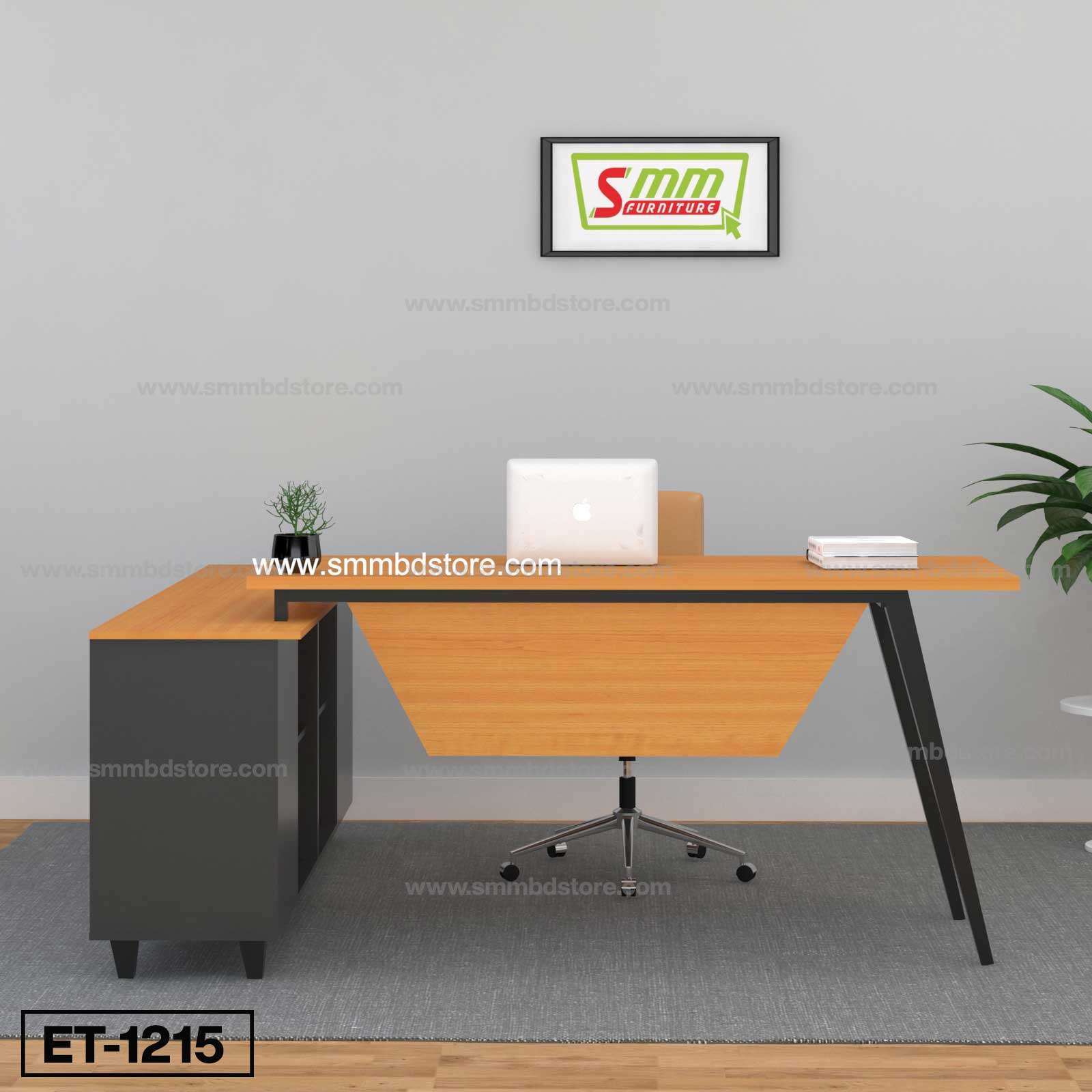 Executive Table With Side Table ET-1215 Secondary image