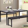 Steel Dining Table Set 4 Seater