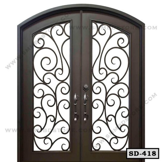 Steel Double Door Design For Home SD-418