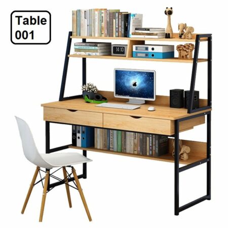 Computer Table with Shelf (T001)