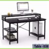 Computer Desk with Shelves (T038)