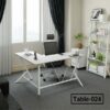Corner-computer-desk-desktop-Steel-wood-desk-L-double-desk-The-corner-of-the-table
