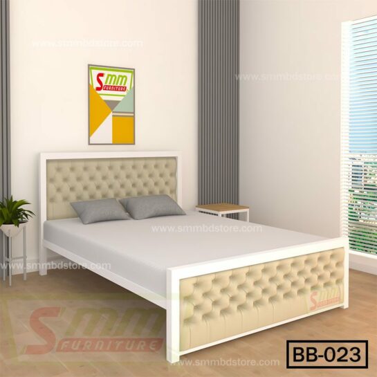Double Metal Bed Latest Design For Bedroom (023)