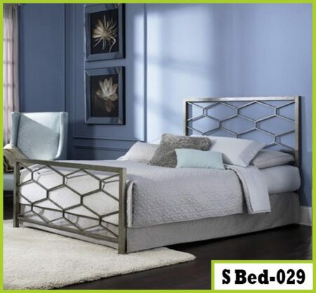 Sample Bedroom Double Steel Bed