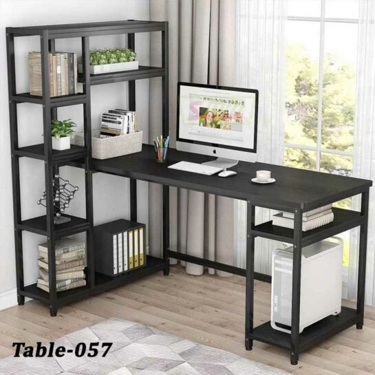 Study Table With Shelves