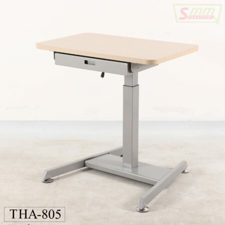 Height Adjustable laptop Table With Drawer
