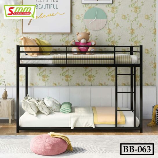 Low Height Single Bunk Bed (BB063)