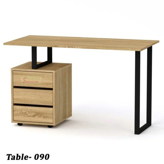 Modern Home Office Computer Desk with File Cabinet (T-090)