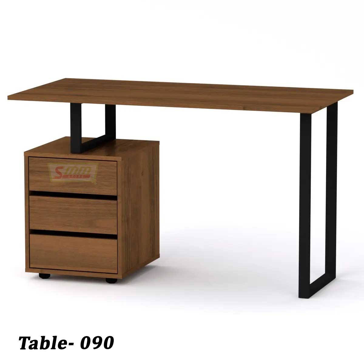 Modern Home Office Computer Desk with File Cabinet
