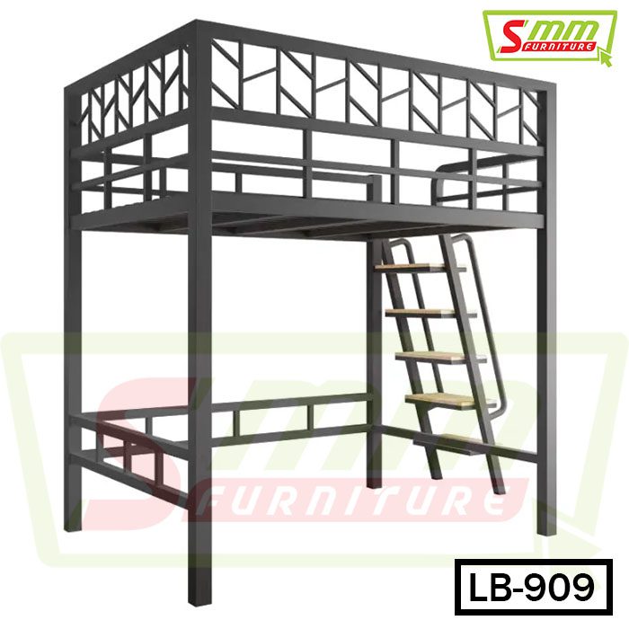 Loft Bed Single Upper Multi-Functional Space-Saving Bed (LB-909)