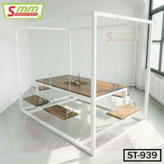Indoor Swing Table For 6-Person (ST939)