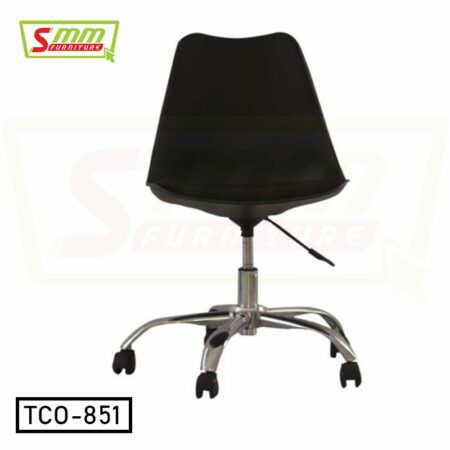 Tulip Chair For Office - Black