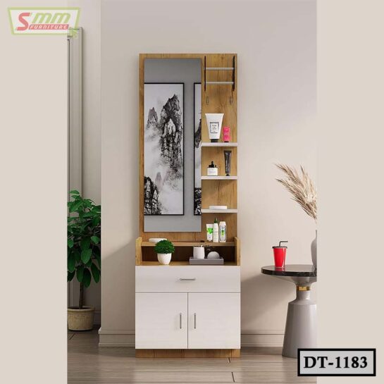 Dressing Table Mirror with 1 Drawer and 2 Door DT1183