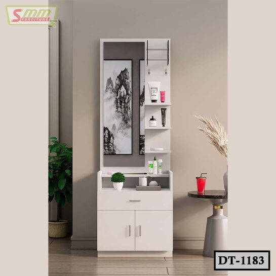 Dressing Table Mirror with 1 Drawer and 2 Door DT1183