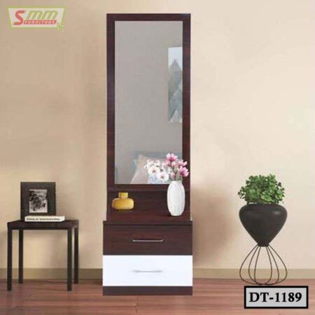 Small Size Dressing Table with Mirror Door and 2 Drawer DT1189