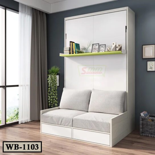 Home Bedroom Modern Murphy Wall Bed with Sofa WB1103