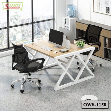 2-4-6 Seater Modern Design Office Staff Table With Partition OWS1158