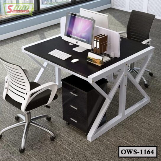 Home and Office Workstation Desks With Partition OWS1164