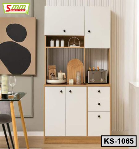 Simple Kitchen Storage Cabinet with 2 Drawer and 5 Door KS1065