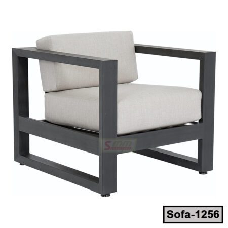 Single Steel Sofa For Indoor and Outdoor (1256)