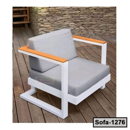 Modern Design Single Steel Sofa (1276)