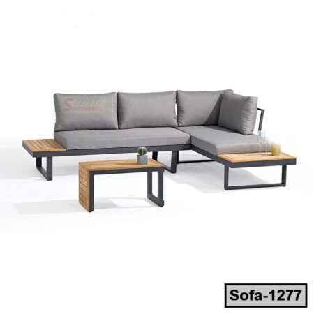Manufacturer Outdoor Modern Garden L Shape Sofa (1277)