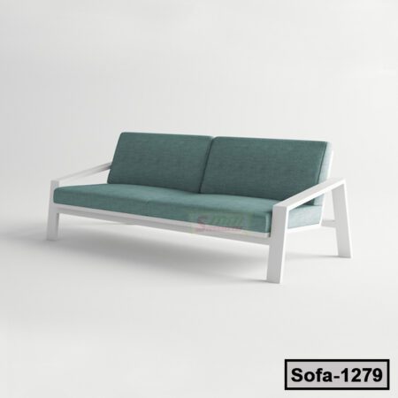 Simple Design Steel Sofa (1279)