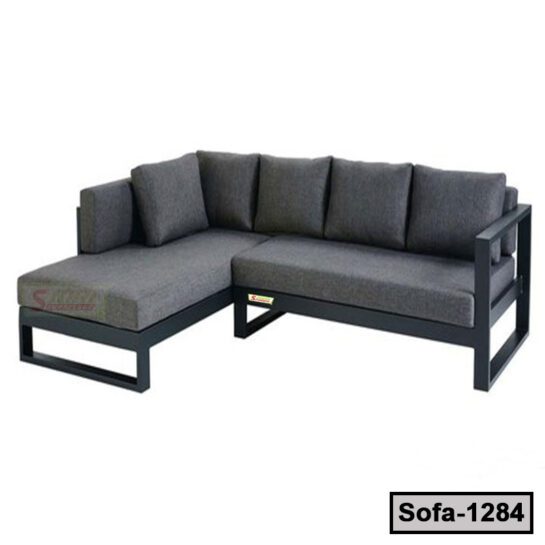 Outdoor Furniture L Shape Garden Sofa Set With Coffee Table (1284)
