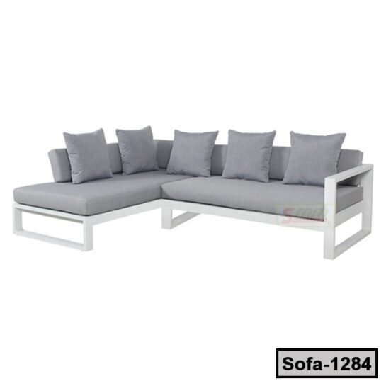 Outdoor Furniture L Shape Garden Sofa Set With Coffee Table (1284)