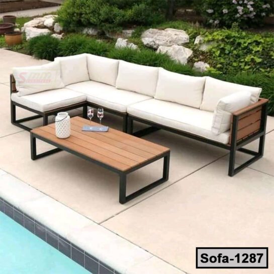 Modern 5 Seater Outdoor Steel Sofa Sets (1287)