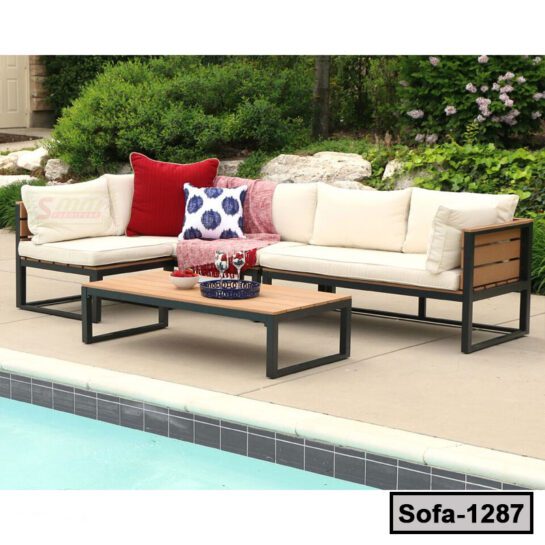 Modern 5 Seater Outdoor Steel Sofa Sets (1287)