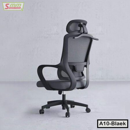 Office Chair with Headrest | A10Black
