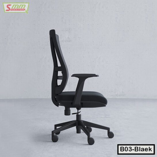 High Back Office Mesh Chair | B03-Blaek