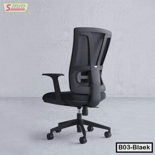 High Back Office Mesh Chair | B03-Blaek