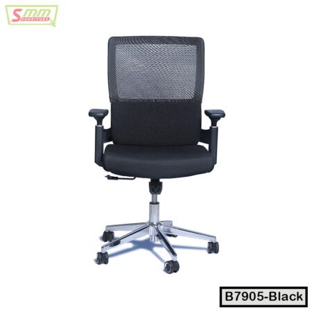 Simple Design Office Chair | B7905-Black