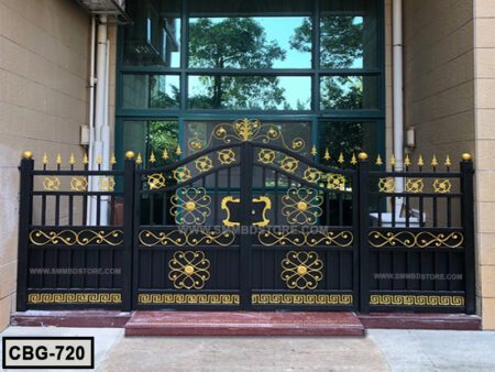 Simple Designs High Quality House Front Iron Gate (720)