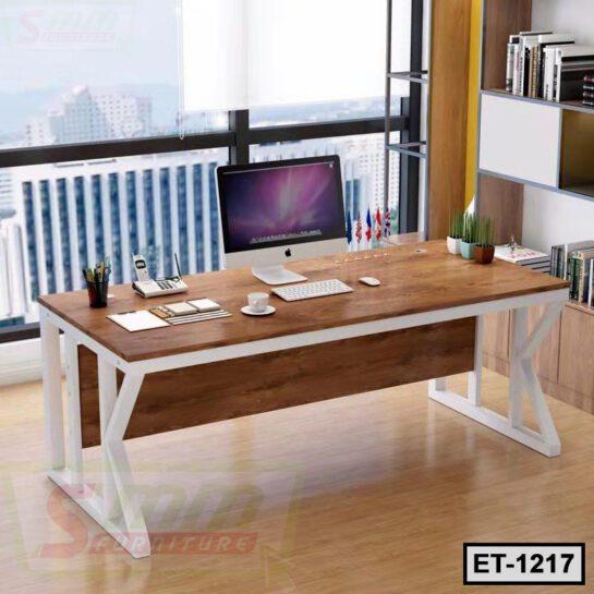 Modern Director Table | Manager Desk | Supervisor Desk | Boss Desk | Home Desktop Desk | Executive Table | Office Furniture (ET-1217)