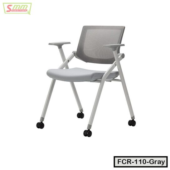 Mesh Staff Office Chair Removable Folding Conference Chair | FCR-110-Gray
