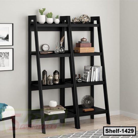 Home Ladder Bookshelf Design in Bangladesh (Shelf-1429)