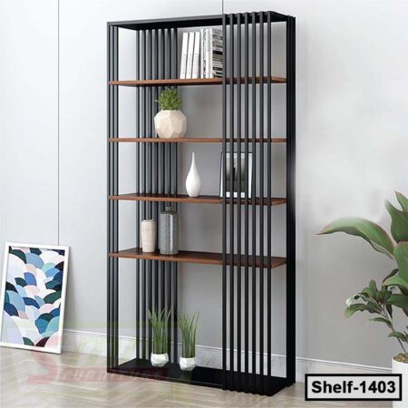 Modern Design Steel Bookshelf | Display Shelf (Shelf-1403)