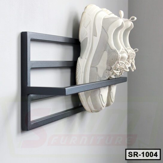 Wall Shoe Storage, Minimalist Shoe Rack, Compact Metal Shoe Storage, Schuhregal Metal, Shoe Rack Wall Mount SR1004
