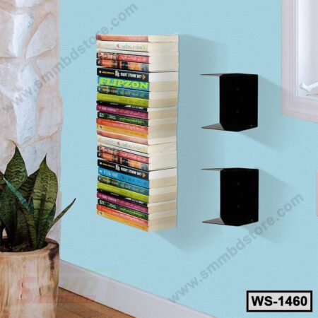 Metal Invisible Wall Mount Bookshelf 1 Piece (WS-1460)