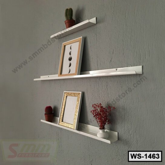 Metal Floating Decorative Minimalist Display Shelf 3 Piece Set (WS-1463)
