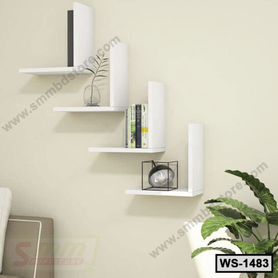 Latest Design Decorative Wall Shelf 4 Piece 1 Set (WS-1483)